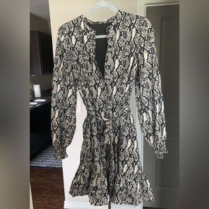 Snake Print Dress
